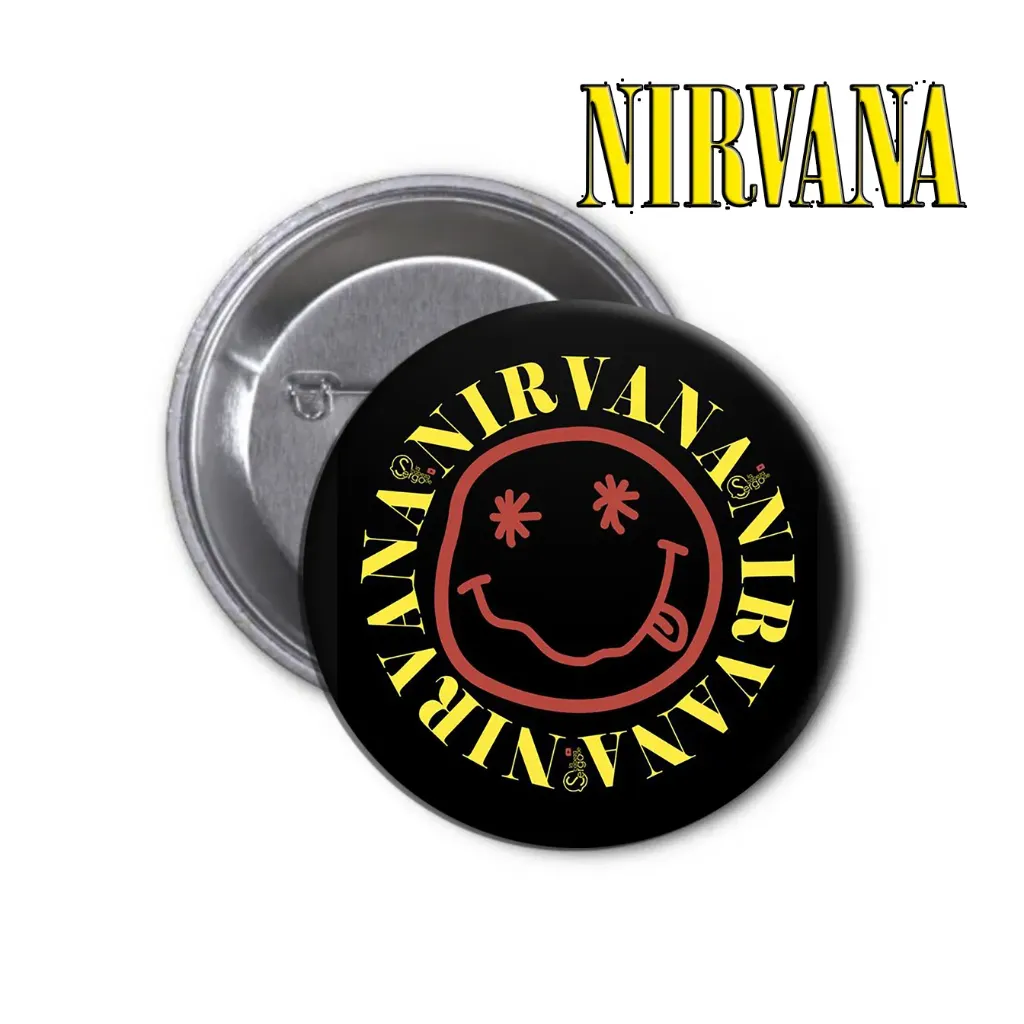 Nirvana Pin-back Button (16) (25mm)