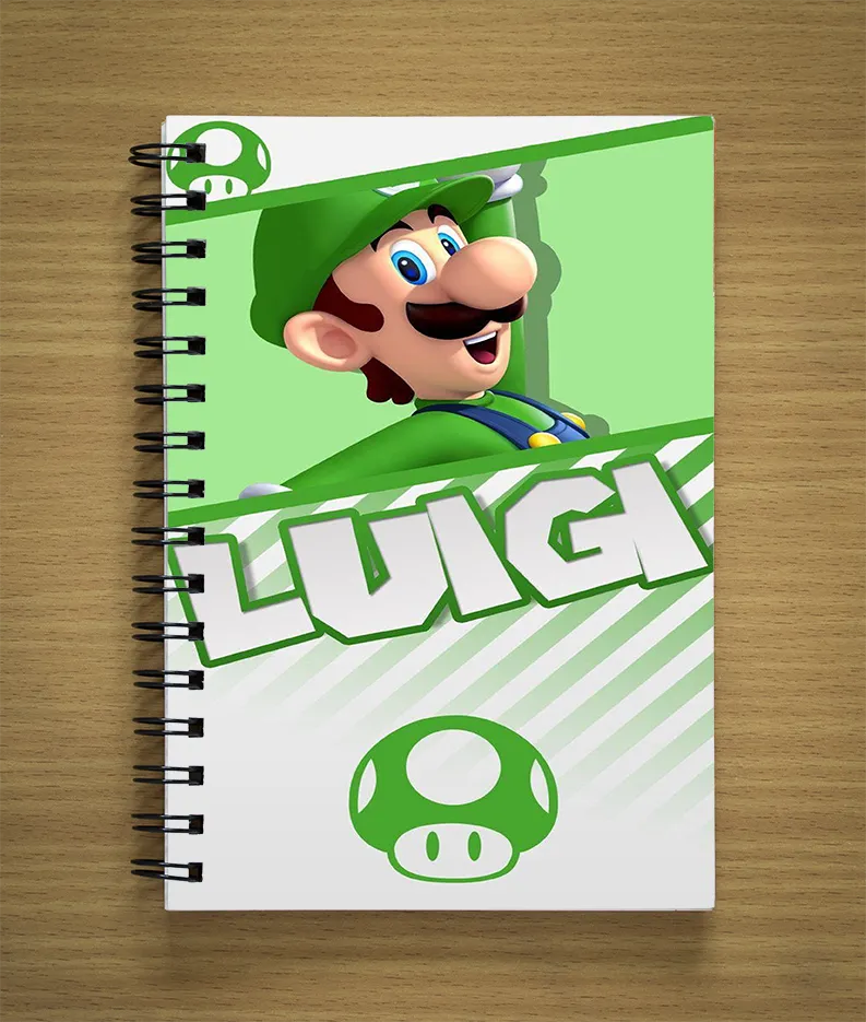 Mario Bros | Mario and Luigi Print Notebook (03)