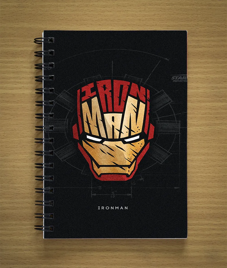 Iron Man Print Notebook (01)