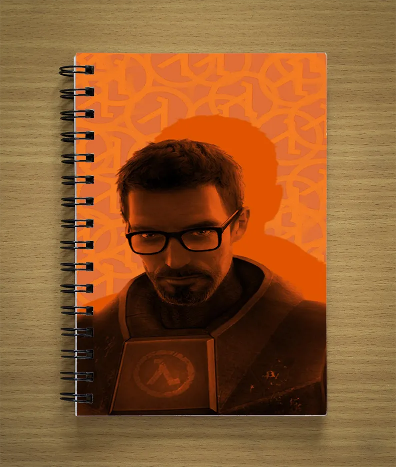 Half Life Print Notebook (01) Gordon Freeman