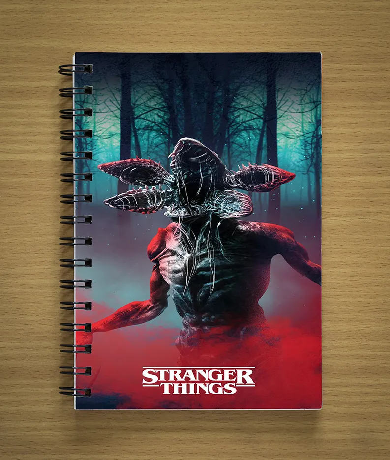 Stranger things Print Notebook (01)
